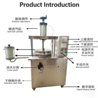 Machine industrielle automatique commerciale en acier inoxydable 304 pour pain pita, machine à shawarma, machine à crêpes, machine électrique à pâte à pain plat