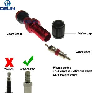 Métal Vélo <span class=keywords><strong>Valve</strong></span> <span class=keywords><strong>Schrader</strong></span> pour Route <span class=keywords><strong>VTT</strong></span> Vélo <span class=keywords><strong>Tubeless</strong></span> Pneus Noyau En Laiton Tige En Alliage <span class=keywords><strong>Tubeless</strong></span> - Product Image 5