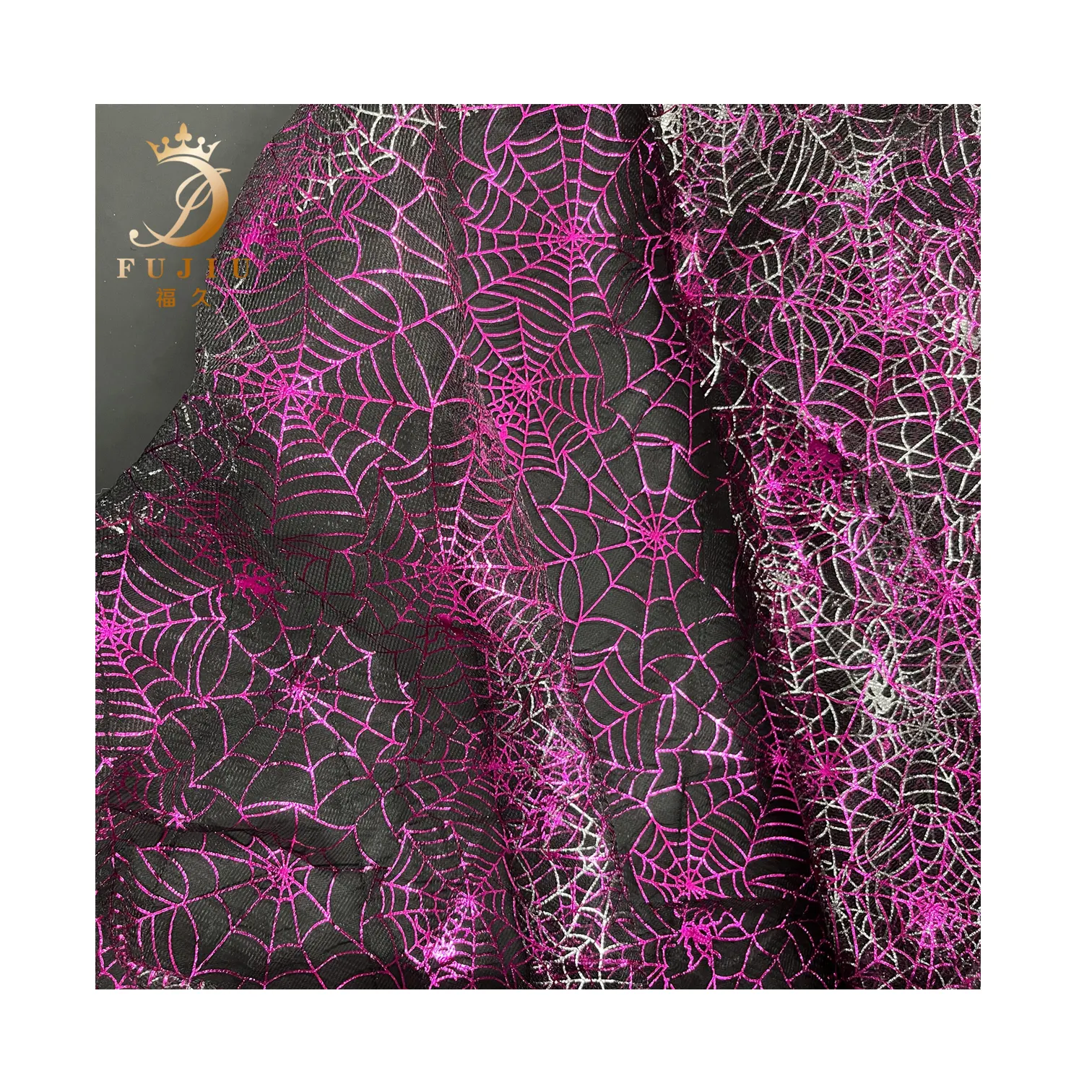 Halloween Stoff doppelseitiges Spinnennetz funkeln des Netz für Dekorations kostüm