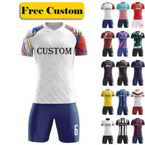 Maillot de football personnalisé avec logo, numéros, sublimation, hauts de qualité supérieure, veste, chemise, vêtements, maillot, tenue de football pour hommes - Product Image 1