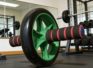Rodillo Abdominal <span class=keywords><strong>de</strong></span> Acero con Rueda Silenciosa <span class=keywords><strong>de</strong></span> PP y PVC con Rodamientos para Entrenamiento <span class=keywords><strong>de</strong></span> Fuerza y Moldeamiento Corporal, Apto para Diversos Usos - Product Image 4