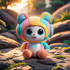 Interactive AI <b>Robot</b> <b>Cat</b> <b>Toy</b> With Voice Recognition And Phone Connectivity For Kids Ages 2 To 4 Years Plastic Unisex Electronic - Product Image 3
