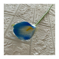 Einzelne Mini PU Hufeisen künstliche Calla Lily Soft Feel Kunststoff Home Dekoration und Fotografie Requisiten künstlerisch gestaltet