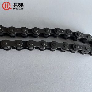 Haoqiang No. Chaîne à rouleaux 41 à une rangée, diamètre des rouleaux 10 mm, largeur 15 mm, chaîne de transmission industrielle - Product Image 4