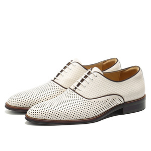 Bottes Chelsea pour homme en cuir véritable haut de gamme, légères, respirantes, à lacets, pour l'automne, occasions professionnelles, formelles, mariage, usage quotidien - Product Image 4