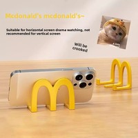 Support de téléphone universel en acrylique McDonald's en forme de M, multifonctionnel, petit, mignon, créatif et pratique pour les étudiants - Meilleures ventes