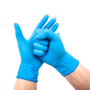 Gants en nitrile bleus jetables de qualité supérieure pour usage domestique, nettoyage, tatouage, esthétique et salon – Meilleure vente 2026 - Product Image 4