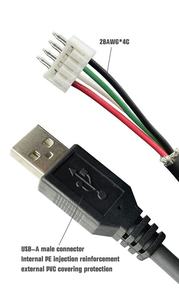 Custom 3.7v Charging Male Usb to Jst Cable 5pin 1.25 <b>Harness</b> with Molex Jst Connector Sm - Product Image 3