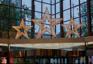 La <span class=keywords><strong>neige</strong></span> de Noël allumant le motif extérieur de Noël 3D allume l'éclairage mené par étoile géante pour le centre commercial - Product Image 2