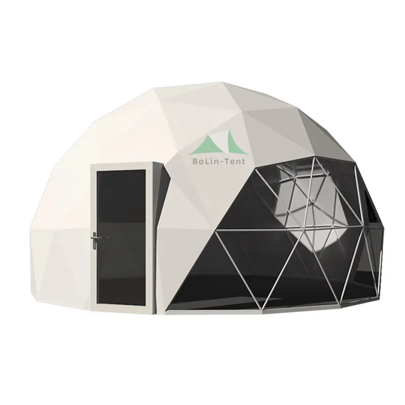 Hot Sale Geodesic Dome Tent Transparent Igloo Tent dome glamping tent for Resort