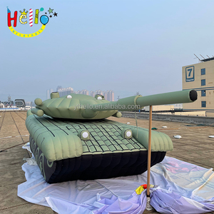 Tanque inflable de avión y coche de cebo, Camuflaje del desierto, panzer inflable - Product Image 6