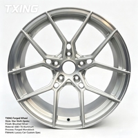 Nouvelles jantes de course forgées en alliage 6061-T6, 19, 20, 21, 22 pouces, 5x114.3, monobloc brossé, ET 25mm/30mm, jantes personnalisées de haute qualité