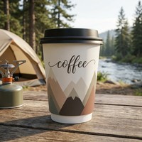 Échantillon Gratuit Gobelet en Papier à Double Paroi Personnalisé avec Logo Imprimé 8 12 16 oz pour Boissons Chaudes à Emporter – Emballage Usine