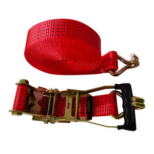 Correa de Amarre de Fibra de Vidrio de Alta Resistencia de 2 Pulgadas, Tensor de Carga 100% Poliéster de Alta Tenacidad para Transporte en Camiones y Remolques - Product Image 3