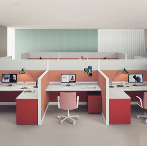 Tùy chỉnh hiện đại mở không gian làm việc Modular coworking nhân viên văn phòng làm việc trạm văn phòng cubicle Máy Trạm trung tâm cuộc gọi với ngăn kéo - Product Image 1
