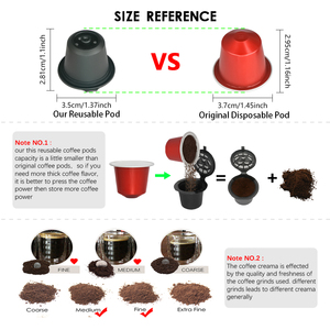 1 Cápsula de Café Reutilizable <span class=keywords><strong>Nespresso</strong></span> Portátil, Vacía, de Grado Alimenticio, de Polipropileno, para Uso Individual <span class=keywords><strong>Profesional</strong></span> - Product Image 2