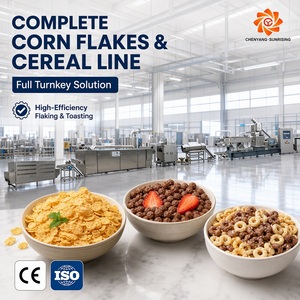 Voll automatische elektrische <span class=keywords><strong>Cornflakes</strong></span>-Verarbeitung linie aus rostfreiem Stahl zum Kochen von Kartoffel chips Getreide Lebensmittel - Product Image 2