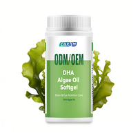 Huile d'algues DHA de qualité supérieure en gélules souples, soutien à la santé du cerveau et des yeux, compléments alimentaires à base de plantes pour adultes