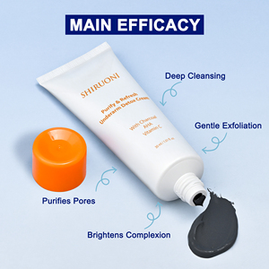 Crème Détoxifiante Sous les Aisselles au Charbon Actif avec Vitamine C et AHA - Crème Déodorante Purifiante et Éclaircissante pour un Nettoyage en Profondeur des Pores et un Contrôle des Odeurs - Product Image 2