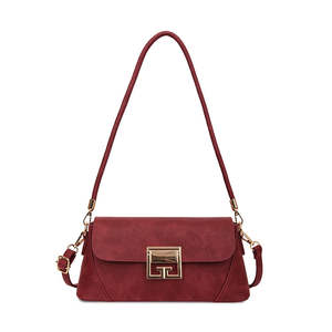 High quality women's crossbody bag made of PU material with pleated decorations, <b>portable</b> design, shoulder bag - Product Image 6