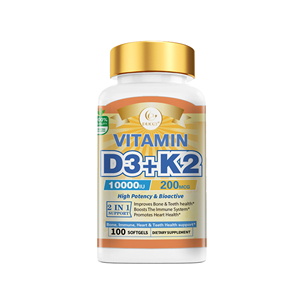 DUOZI OEM Marque Privée Vitamine D3 K2 Capsules Molles Haute Puissance Complément Alimentaire pour la Santé Osseuse - Product Image 2
