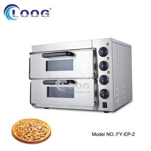 Forno Elettrico Commerciale per <span class=keywords><strong>Pizza</strong></span> in Acciaio Inox Multifunzionale con Termostato Regolabile Certificato CE 3000W 2 Ripiani Attrezzatura per Snack - Product Image 6