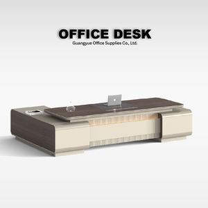 Escritorio Ejecutivo Moderno de Madera Maciza con Amplia Superficie de Trabajo y Cajones, Resistente para Oficinas Comerciales y Domésticas - Product Image 1