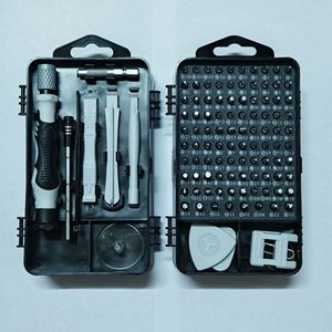 Kit d'outils de réparation multifonction 115-en-1 en acier au carbone 45 pour téléphones portables et usage domestique - Ensemble <span class=keywords><strong>manuel</strong></span> polyvalent - Product Image 6