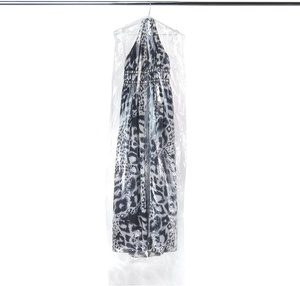 Clear Plastic Water proof Dust Cover Garment Dry Clean Laundry Bag for Wedding Dresses Skirts