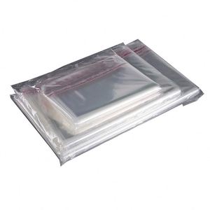 Feuilles transparentes en PLA/PE/OPP, sacs en plastique givrés avec fermeture éclair, emballages refermables en PVC, sacs en cellophane personnalisés - Product Image 5