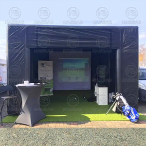 Carpa de simulador móvil al aire libre, recinto de simulador de <span class=keywords><strong>Golf</strong></span> inflable portátil para jaula de entrenamiento de <span class=keywords><strong>Golf</strong></span>, diversión - Product Image 5