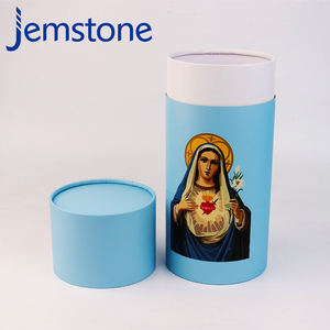 Pot de dispersion pour animaux de compagnie biodégradable personnalisé urne pour cendres cylindre de souvenir funéraire vente en gros de tube en papier de cendres d'animaux disparaissant - Product Image 3