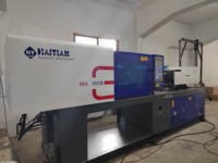Machine de moulage par injection hydraulique d'occasion Haitian MA90 tonnes, multifonctionnelle, pour le moulage de petites pièces en plastique avec moteur intégré