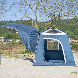 Carpa Trasera para Auto, para 4-5 Personas, de Poliéster, de una Sola Capa, con Protección UV, Carpa Automática Plegable para Acampar al Aire Libre - Product Image 1