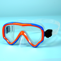 Masques de plongée professionnels pour enfants MASK400, masques d'entraînement avec tube de plongée, verres en verre trempé anti-buée, logo personnalisable pour enfants
