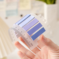 Bloc de notas de Color bonito japonés, pegatinas de índice autoadhesivas, Bloc de notas de papelería Retro, 200 hojas