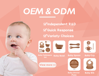 Assiette pour bébé en silicone de qualité alimentaire, motif koala, avec compartiments et ventouse – Écologique et facile à nettoyer