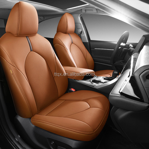 Coprisedili per Toyota Camry 2018-2024, Set Completo in Pelle di Lusso, Accessori <span class=keywords><strong>Auto</strong></span> Impermeabili, Protezione Sedili - Product Image 2