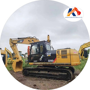 Excavadora de orugas Cat320D2 usada, equipo de construcción pesado eficiente con motor original 320d 330d2 336d2 de segunda mano - Product Image 1
