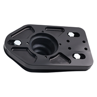 Aosu Nouveau support de fixation de base de levier de vitesses pour V2 V3 E46, pour manettes de vitesse courtes, en aluminium CNC noir HB036-BK