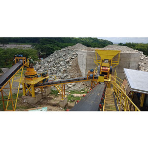 Usine de concassage de pierres fixe, ligne de concassage d'agrégats contrôlée par PLC pour projet minier en carrière - Product Image 6