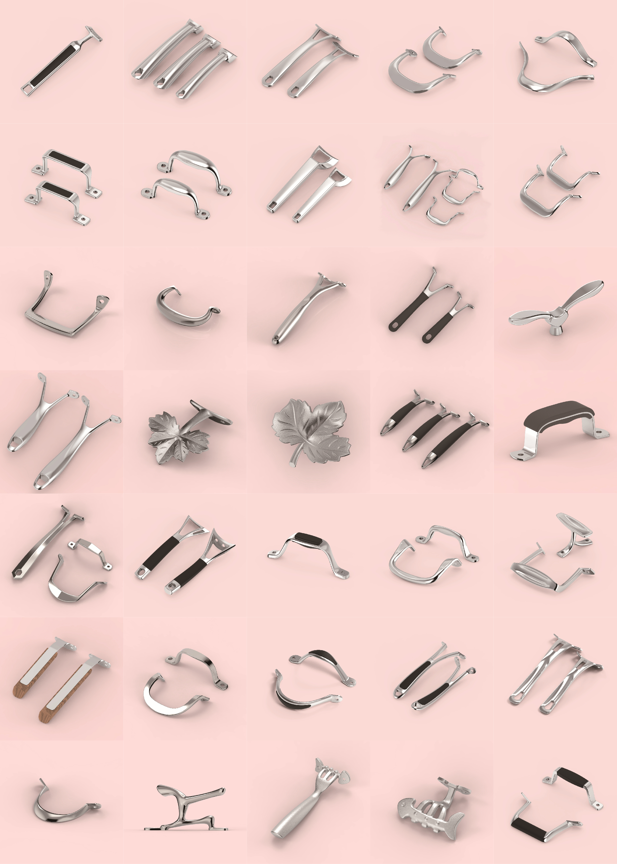 Accessorio da cucina di migliore qualità, coperchio, maniglia per stampaggio, coperchio, orecchio, manico in legno, maniglia e manopola per padella