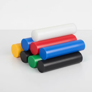 Пластиковый стержень из ацетального пластика (делиринга) белого/черного/синего/красного/желтого/зеленого цвета - Product Image 3