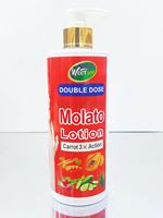 Hoogwaardige fruit- en groentevochtinbrengende bodylotion - Hydrateert, verheldert de huid, voelt verfrissend aan en is niet vet. 500 ml
