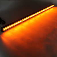 Nouvelle barre lumineuse de signalisation d'urgence 48W haute puissance COB LED clignotante 45 pouces pour voitures et camions 12V 24V