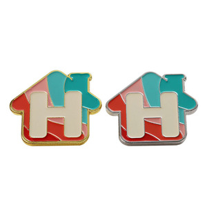 Không Có Tối Thiểu Số Lượng Lớn Tùy Chỉnh <span class=keywords><strong>Pin</strong></span> Bền Kẽm Hợp Kim Kim Loại Men Ve Áo <span class=keywords><strong>Pin</strong></span> Dễ Thương Nhỏ 2D Nhà Hình Dạng Vàng Bạc Huy Hiệu <span class=keywords><strong>Pin</strong></span> Cho Quà Tặng - Product Image 3