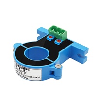 Transduser arus DC AC dengan Output 4-20mA Sensor CT inti terpisah efek Hall tipe buka tutup untuk pemantauan daya