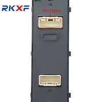 Nouvel interrupteur de vitre principal de conducteur ABS+PA66 noir personnalisé RKXF de haute qualité BKC6-66-350 pour Mazda 3 AXELA 14-16