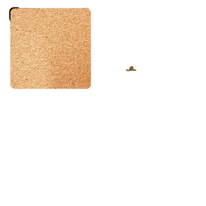 AG Elements - Posavasos Cuadrado de Madera de Lujo para DIY, en Blanco, >600mm, 4mm de Grosor, Ecológico, para Grabado Láser y Manualidades - Product Image 1