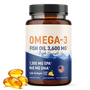 Drie Sterkte Intensiteit Omega 3 Vetzuur Softgel Capsule voor Mannen Vrouwen Supplement Vegan EPA DHA Visolie Supplement - Product Image 1